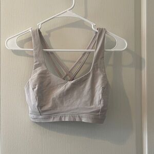 Lululemon Athletica Light Gray Sports Bra